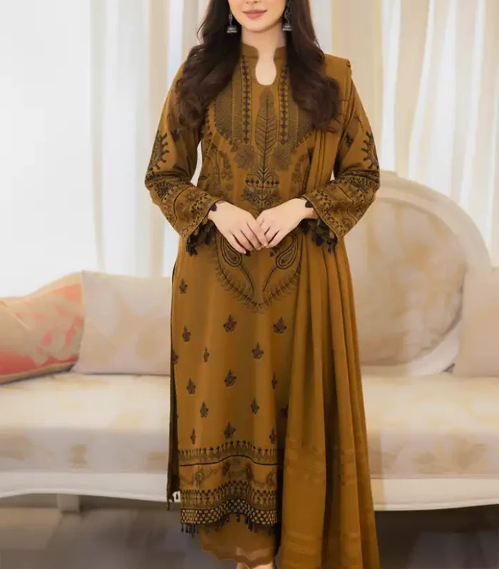 3PC Lawn Embroidered Suit