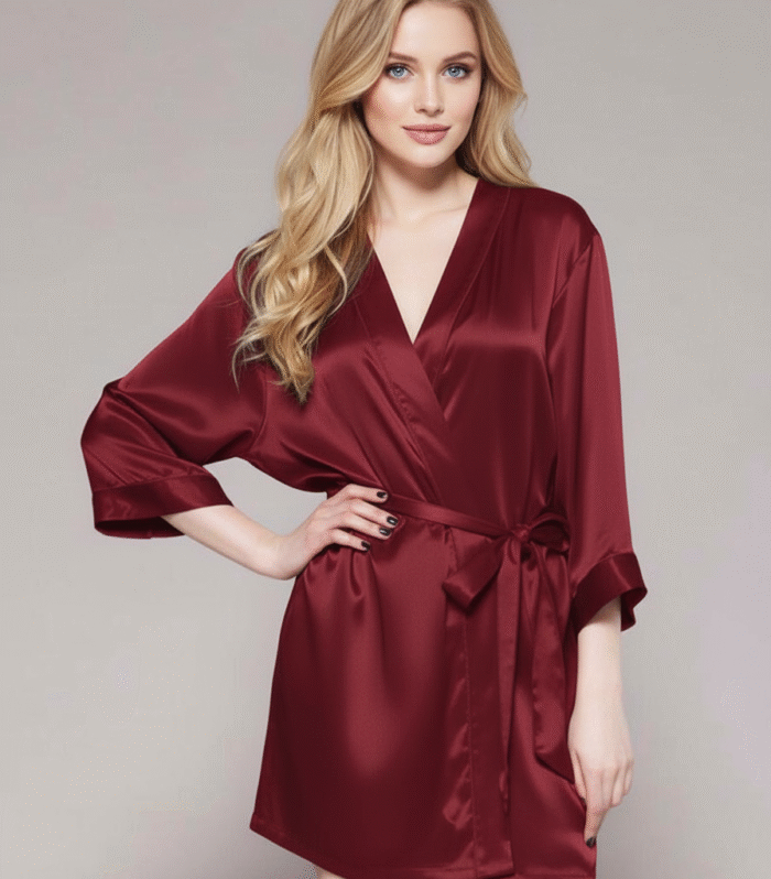 Polyester Satin Gown - GWN 11 RD