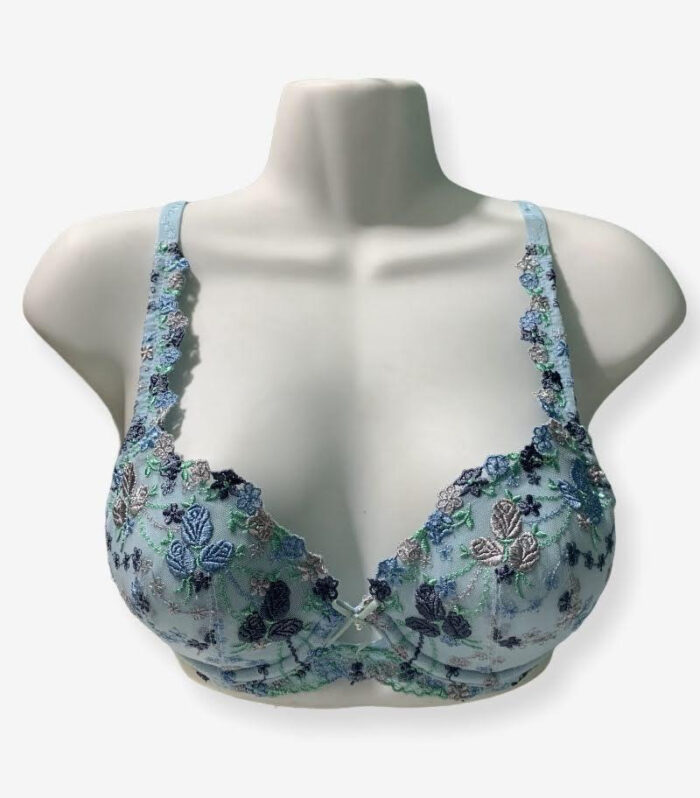 Imported Stocklot Branded Net Pushup Bra - Underwired Bra Non Padded Bra - Pack of 2