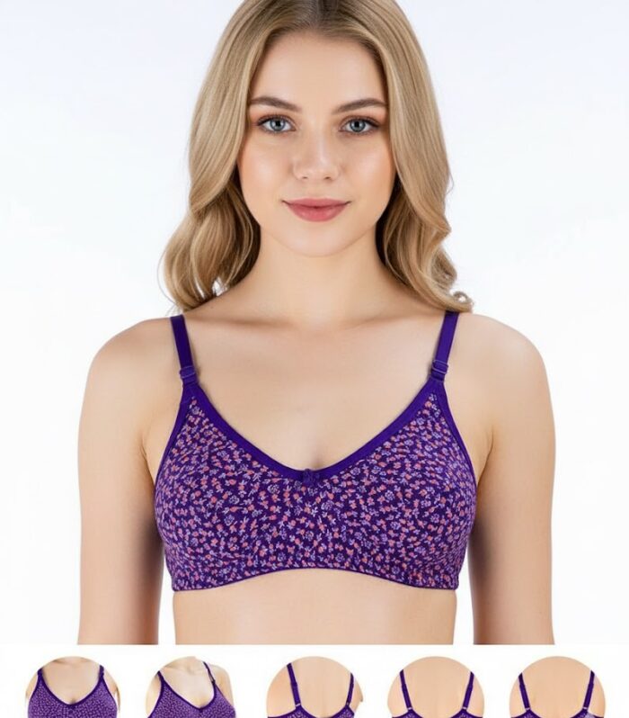 Pack of 2 Madam Bra - Sarina-4 - Non Padded Bra - Non Wired Bra