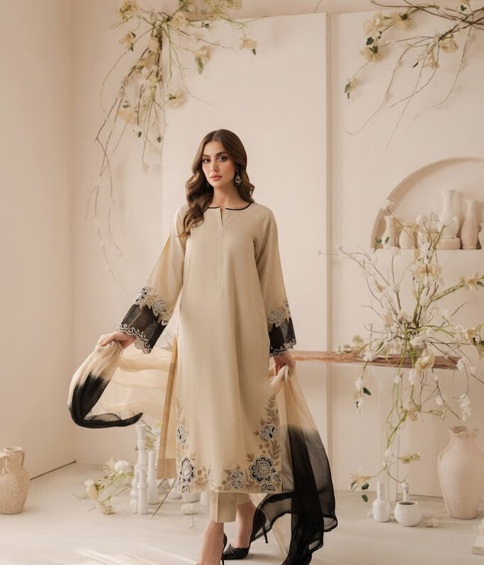 Safoora 3Pc Stitched