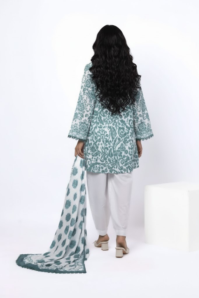 Embroidered Cambric Tailored 3 Piece 2 (1)