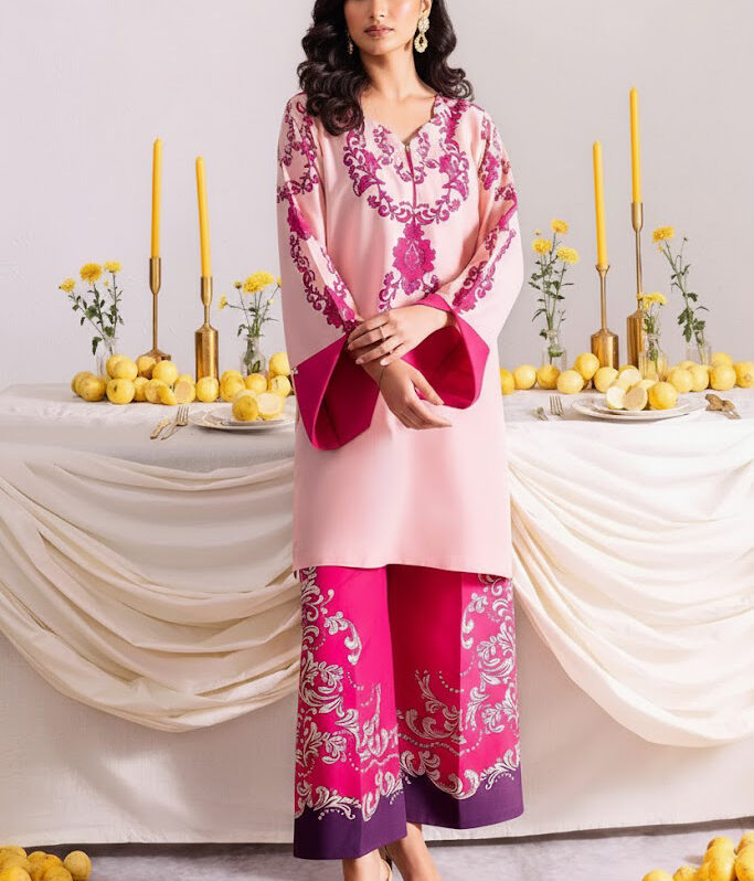 Ambal 2pc Velvet Stitched.